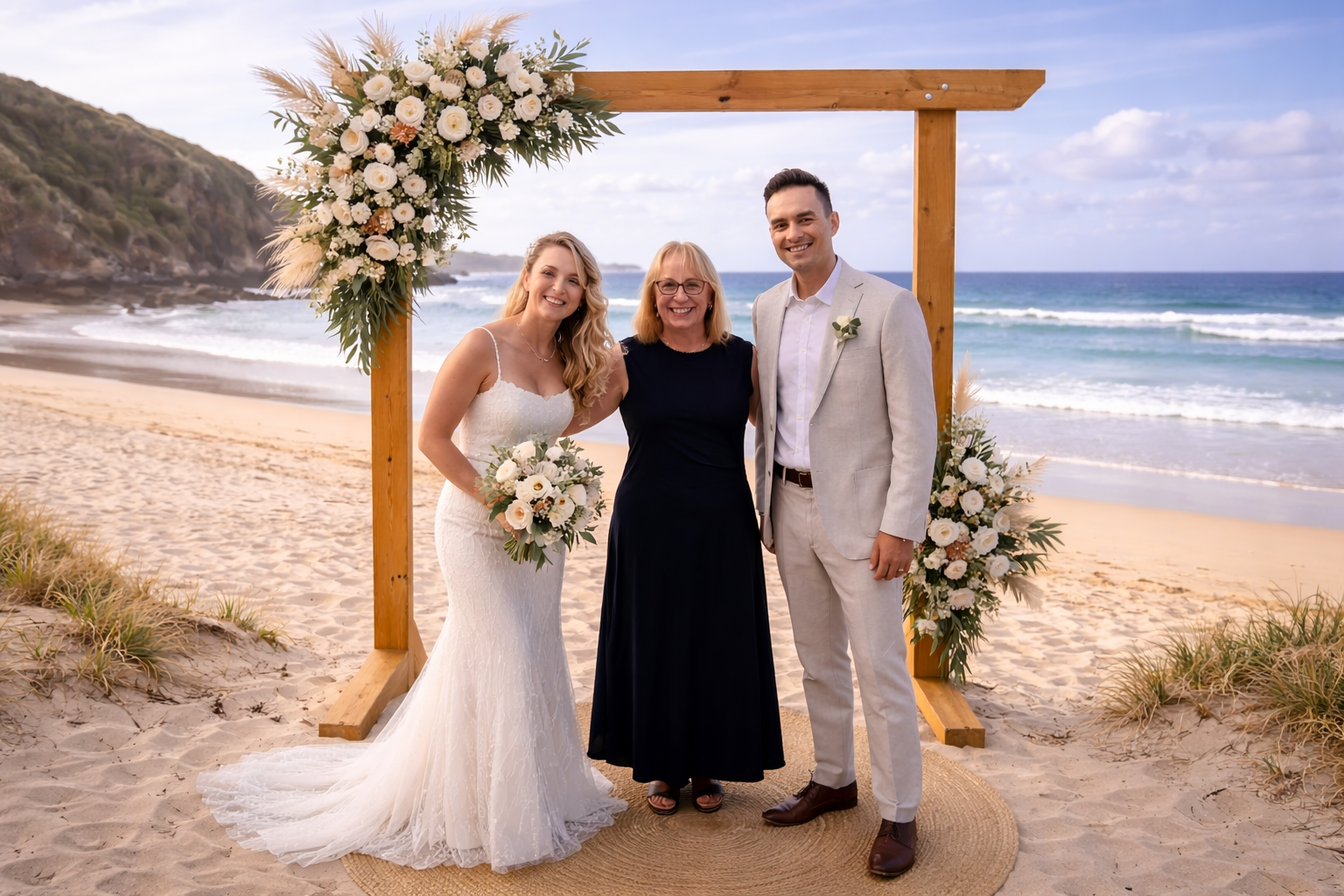 Beach micro wedding geelong